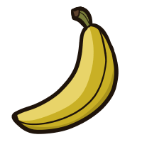 Two months subscriber banana badge.